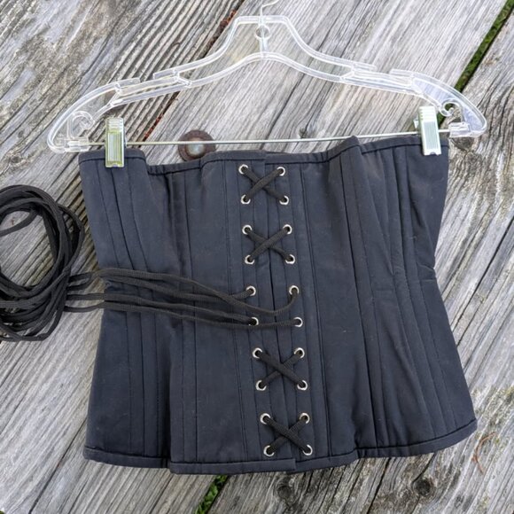Corset Bustier Black Size M - Picture 3 of 12